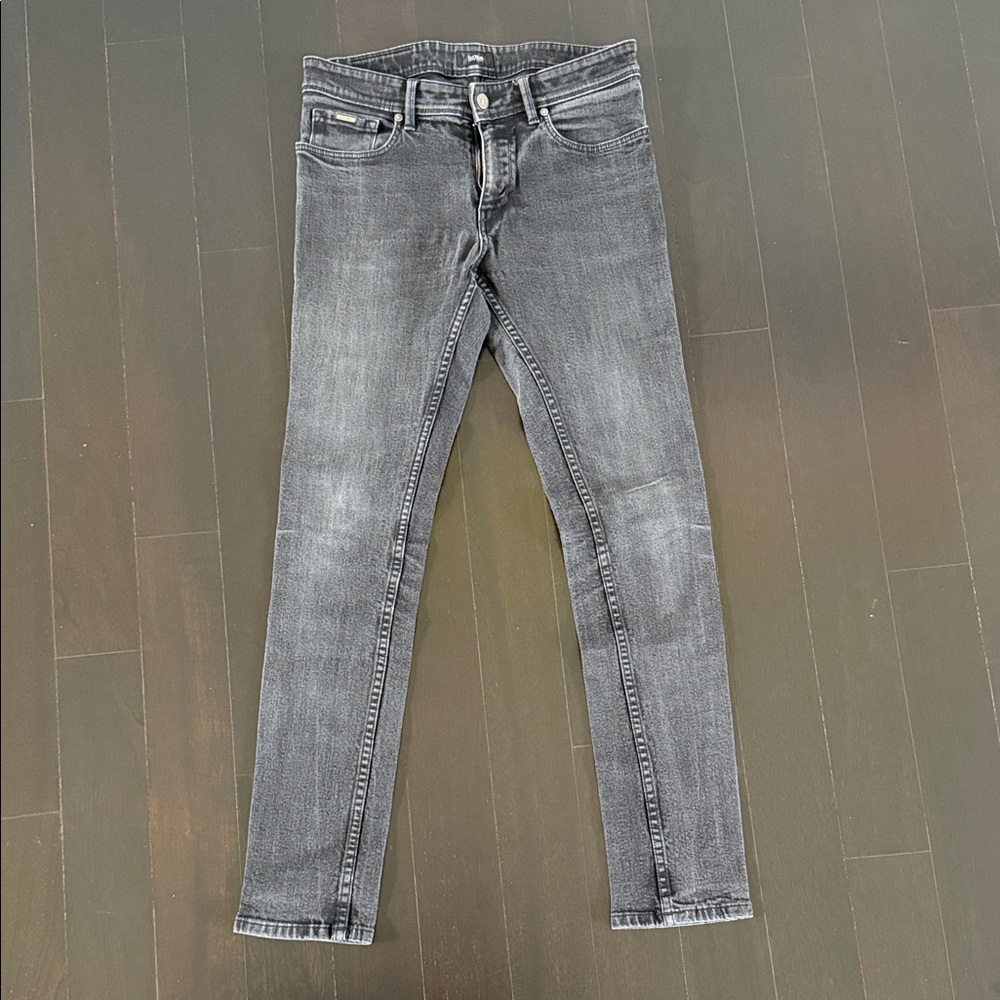 Hugo Boss Charcoal Skinny Jeans
